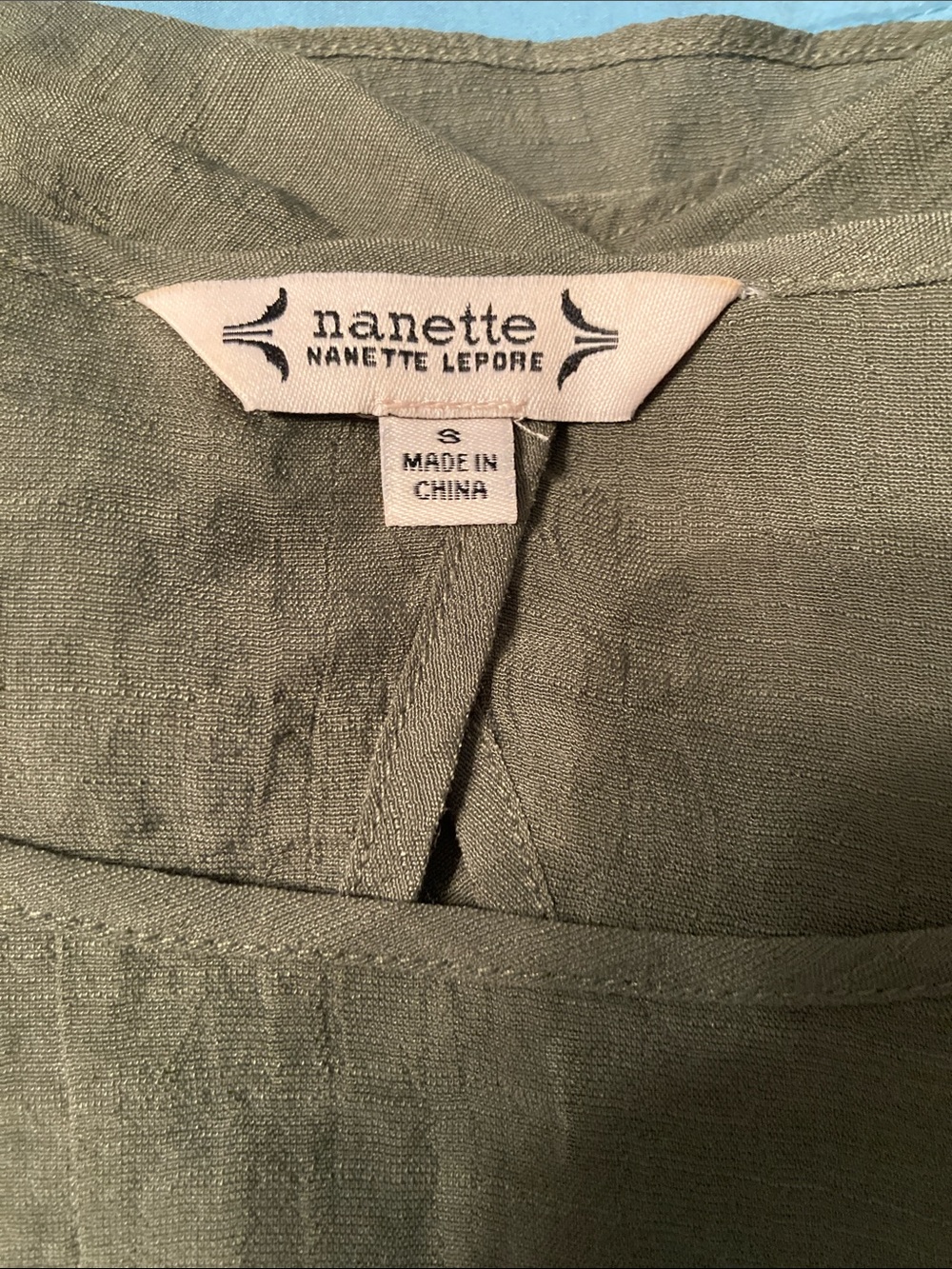 Nanette Lepore Olive Tunic Top
